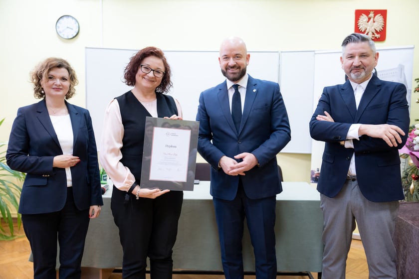 Wręczenie dyplomów dyrektorom placówek oświatowych, 10.01.2024